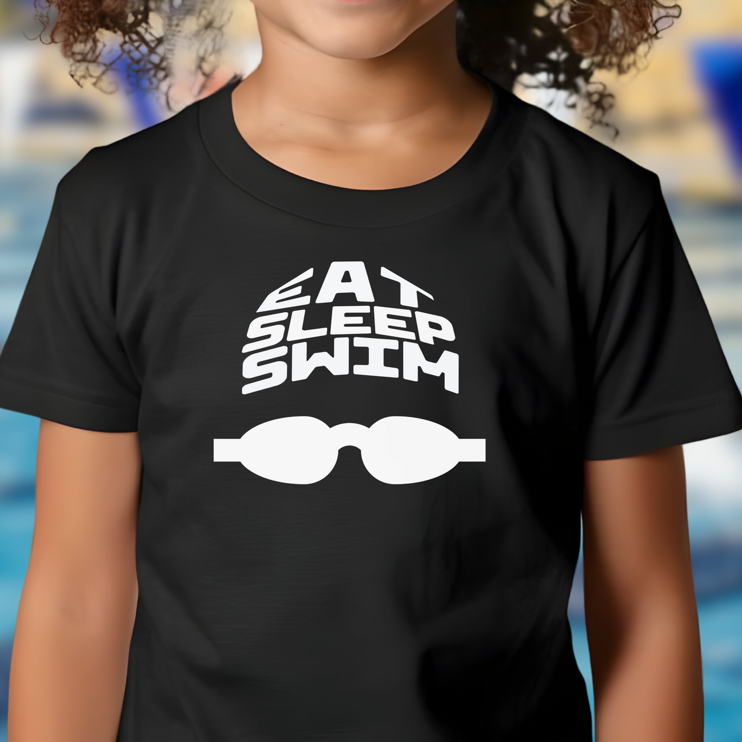 Eat Sleep Swim - Youth Unisex T-Shirt